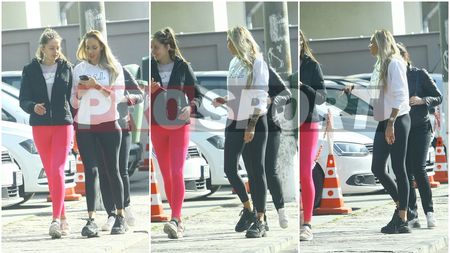 Viitoarea soție a lui Gabi Enache și-a pus cei mai mulați colanți din garderobă și a ieșit la plimbare | FOTO EXCLUSIV