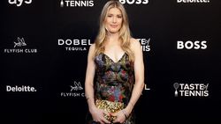 Eugenie Bouchard, apariție spectaculoasă într-o rochie scurtă din piele de șarpe