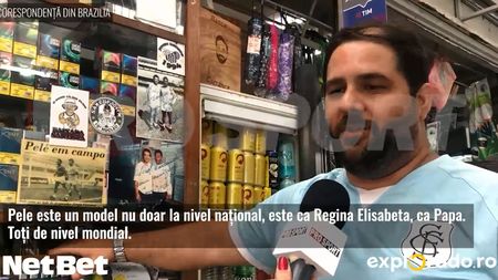 Corespondență specială ProSport din Brazilia | Pele a fost comparat cu Papa și cu Regina Elisabeta de către brazilieni: „Ce mândrie! A fost una dintre cele mai mari mândrii”. Ce spun sud-americanii despre Gică Hagi: „Un clasic”  | VIDEO