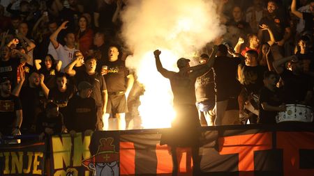 Scandal la Zagreb! La meciul Croația - Muntenegru, publicul a scandat „Ucideți sârbii”