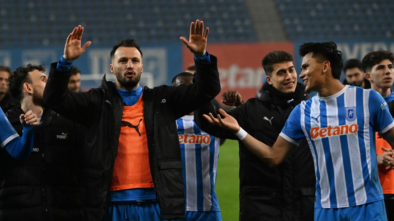 Vasile Mogoş, noutatea lui Mirel Rădoi pentru primul 11 al Universităţii Craiova în derby-ul cu Rapid