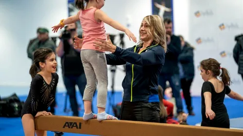 Nadia Comăneci, mândră de evoluția copiilor care se antrenează la sala ei de gimnastică: „Aici se pun bazele viitorilor sportivi”