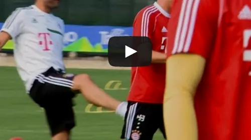 Fază amuzantă la antrenamentul lui Bayern. VIDEO – Cum l-a „pedepsit” Pep pe Robben