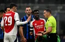 Istvan Kovacs, desființat după Inter – Arsenal 1-0. „E cel mai prost arbitru din toate timpurile”