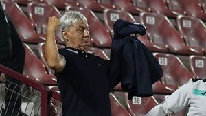 Sorin Cârțu, ironic după FC U Craiova - Universitatea Craiova, 0-2: „Le dau voie să mai vopsească gardul” + Cum a ajuns să fie păzit de polițiști