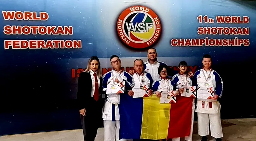 Primele medalii câștigate de România la un Mondial de para-karate