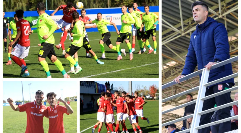 Final de senzație pentru CS Dinamo în partida cu CS Tunari! Florin Bratu, încântat de evoluția echipei: ”Vreau ca toți jucătorii să aibă ceva de învățat”