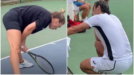 Antrenorul Simonei Halep o ține numai în scandaluri! Noul elev al lui Patrick Mouratoglou, „urecheat" la fileu de Stan Wawrinka: „Îți dau un sfat!" VIDEO