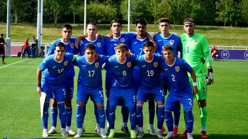 Anglia U20 – România U20 6-1. Tricolorii lui Bogdan Lobonț au fost umiliți