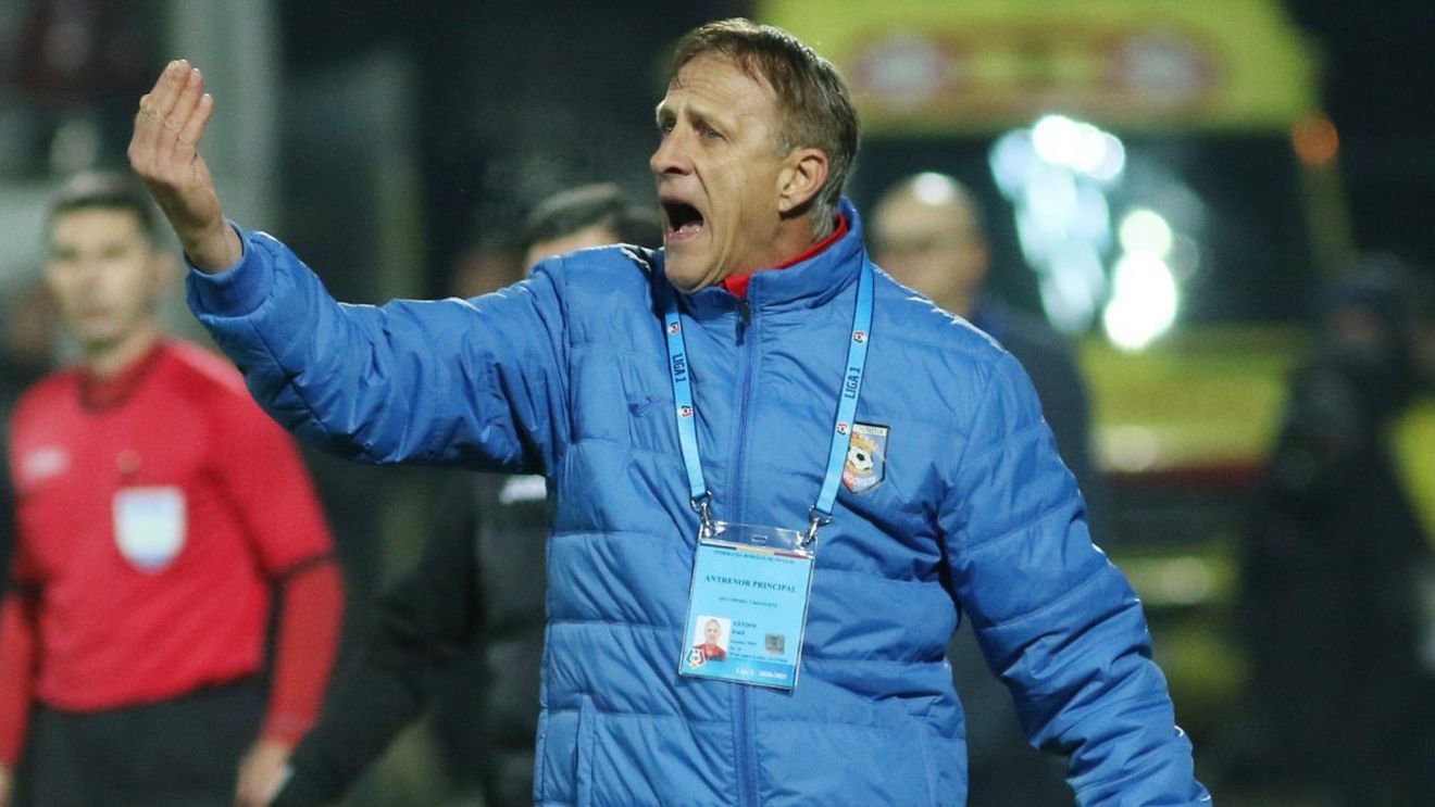 Emil Săndoi, mai nervos ca niciodată după eșecul cu Gaz Metan: „Îmi rup carnetul de antrenor dacă azi n-am avut două penalty-uri”