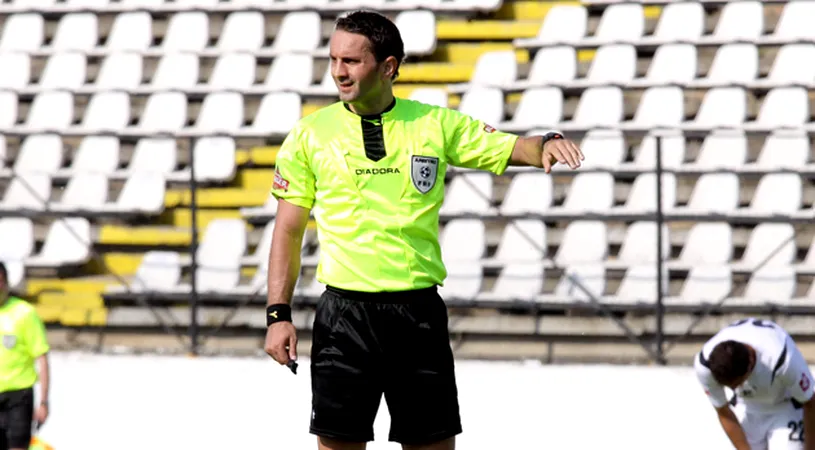 Sebastian Colțescu va fluiera** la derby-ul Seriei I!