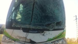 Straton: "Nu am avut nicio reacție, pur și simplu am privit cum intrăm în camion" Portarul Vasluiului s-a ales cu o contuzie