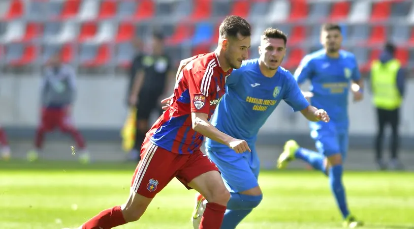 Bogdan Chipirliu continuă prestațiile excelente! Atacantul Stelei a făcut diferența cu Dunărea Călărași și a ajuns la șapte goluri în Liga 2: ”Mă bucur că am câștigat, era foarte important”