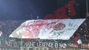Atmosferă de meci mare la Rapid - Dinamo!** "Azi copii, mâine legende" FOTO Coregrafia superbă pregătită de giuleșteni