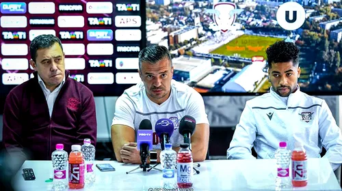 Rapid – ”U” Cluj | Daniel Pancu vorbeşte despre problemele echipei sale, spune că obiectivul nu e victoria şi are un mesaj pentru suporteri: ”Ei să nu uite un lucru”