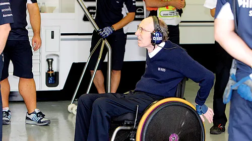 Sir Frank Williams pregătește revenirea