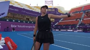 Jelena Ostapenko s-a dat din nou în stambă! Ce i-a putut reproșa letona adversarei de la Doha, chiar pe teren, la doar o săptămână după meciul de pomină cu Simona Halep | VIDEO