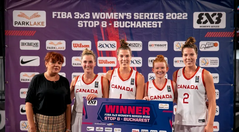 Baschet 3x3 de la Palat în Mall: Canada câștigă etapa de la București a circuitului mondial!