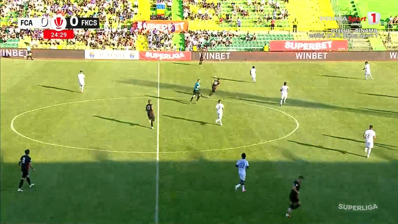 FC Argeș - Csikszereda în primul meci al etapei 3 din Superliga. Meci interesant la Mioveni, cu echipa gazdă dominând