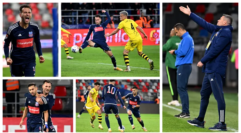 Steaua își păstrează invincibilitatea și după jocul cu Concordia! Acum a revenit pe tabelă și s-a impus. Daniel Oprița: ”Când se termină cu bine e liniște”