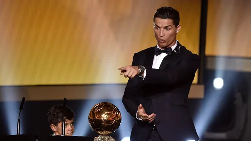 Ronaldo a făcut tripla. Portughezul a cucerit al treilea Balon de Aur, învingându-l iar pe cel mai mare rival al său, Messi. 2014 uluitor pentru lusitan
