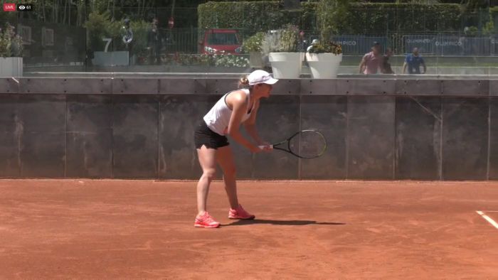 „Regina" Romei, gata să își apere coroana! Simona Halep s-a antrenat cu o jucătoare din Top 10 în prima zi la Foro Italico | FOTO