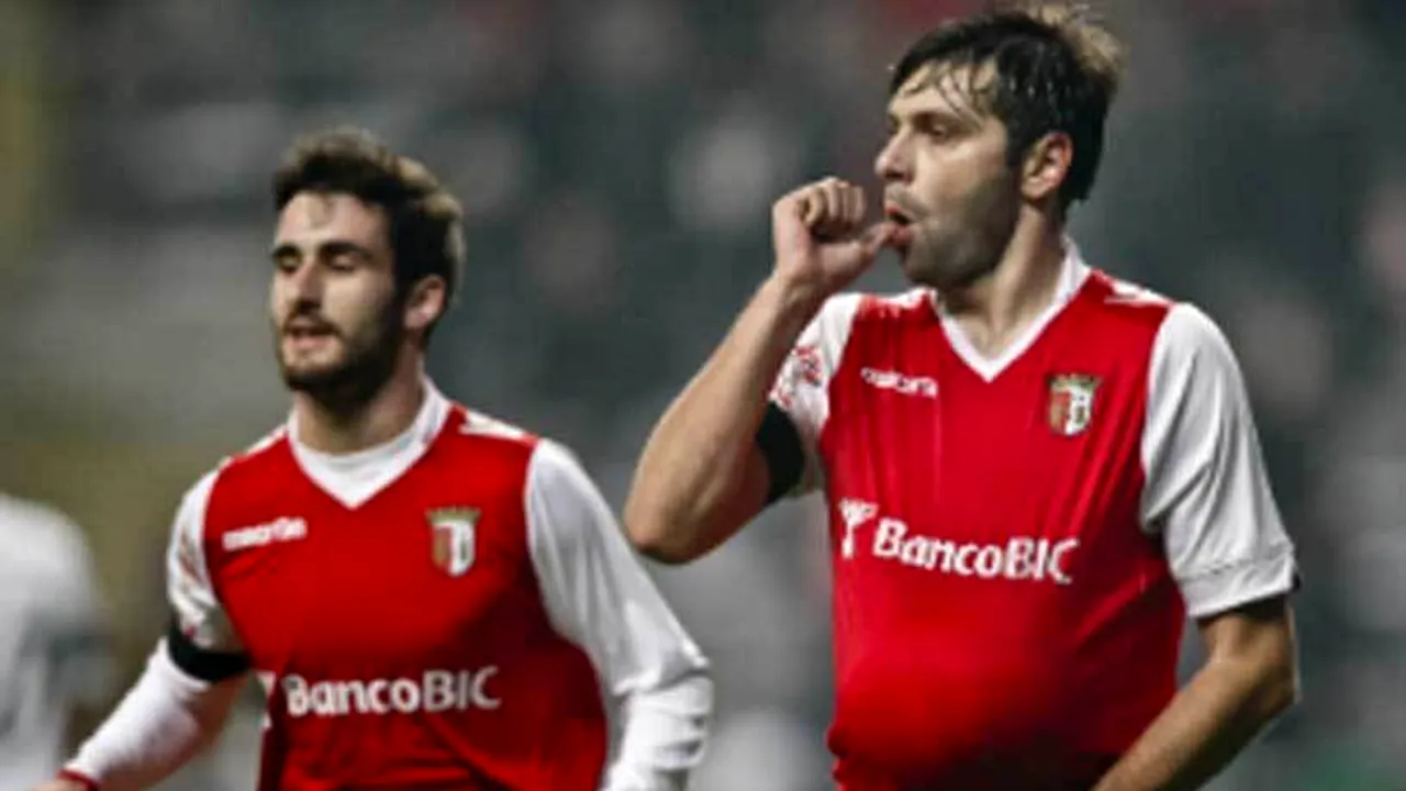 Rusescu, trei goluri pentru Sporting Braga în mai puțin de o săptămână: 