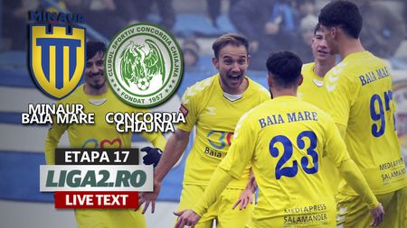 Concordia Chiajna se impune la limită, chinuit la Baia Mare, inclusiv în inferioritate numerică. Mediop Ndiaye le permite ilfovenilor să spere în continuare la play-off
