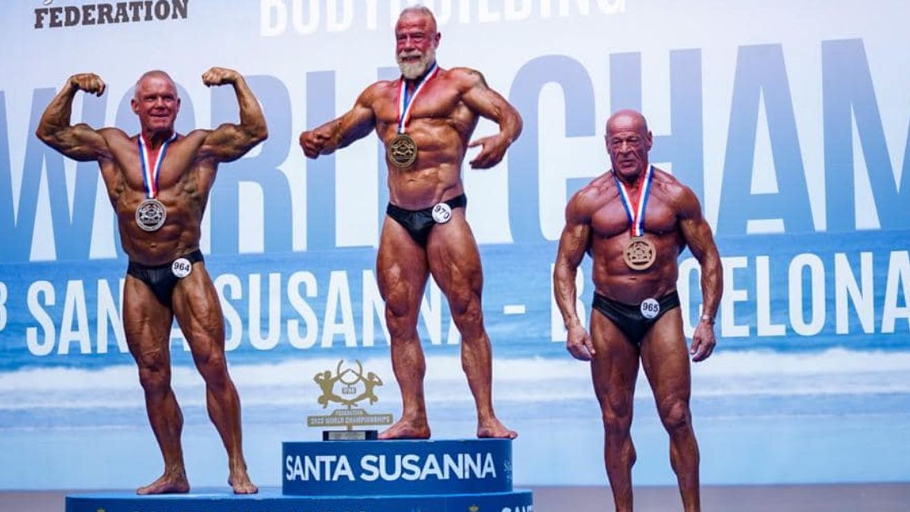 Bronz mondial la vârsta de 73 de ani! Povestea polisportivului din Vaslui, acum din Năvodari, care uimește lumea culturismului internațional: „Aș introduce mai multe ore de sport în școală”. INTERVIU