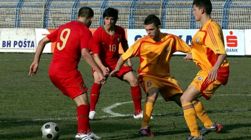 Juniori U17: România-Israel 1-1, într-un meci amical