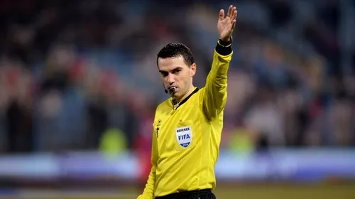 Ovidiu Hațegan va arbitra la centru partida CS Universitatea Craiova – Astra Giurgiu