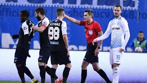 Premieră pentru arbitrul clujean Horațiu Feșnic la Cupa României 2021! Octavian Șovre, palidă consolare din partea lui Kyros Vassaras