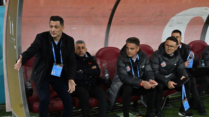 Mirel Rădoi, e greu cu 4-4-2. FCSB s-a chinuit cu Metaloglobus și finul are mult de muncă pentru a-l ține pe naș departe