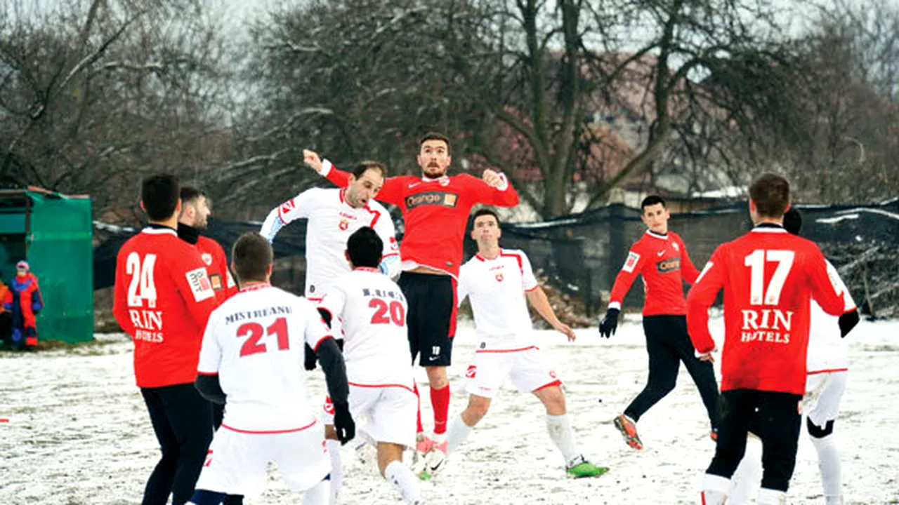 Dinamo e pe primul loc. La amicale!** Clasamentul partidelor de pregătire din iarnă