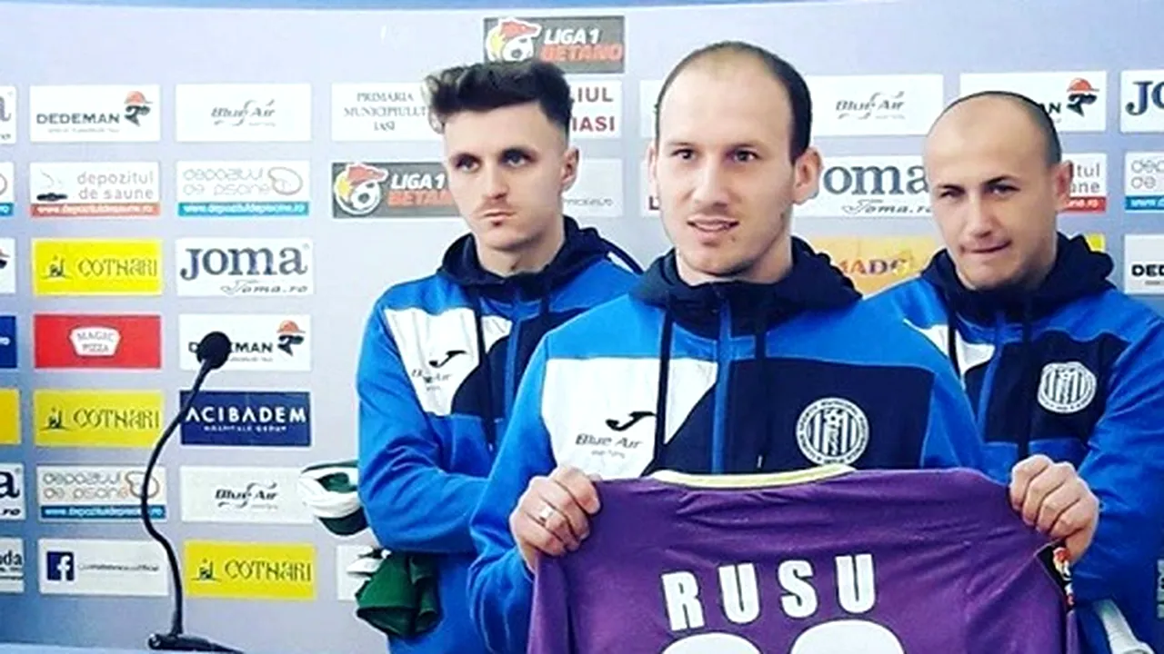 Denis Rusu, debut perfect în poarta Iașiului. 