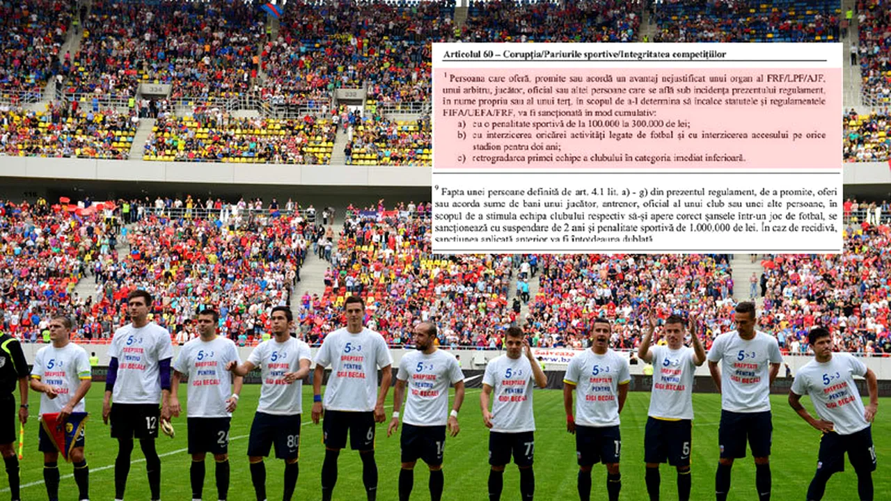 Pasajele de care depinde soarta Stelei! FOTO: Regulamentele FRF se bat cap în cap! Reacția UEFA poate fi decisivă