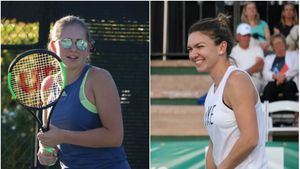 Halep a înfruntat-o pe Ostapenko la un turneu caritabil, iar letona și-a confirmat renumele de divă răzgâiată. Simona a avut un aliat de nădejde: "E chimie între voi"