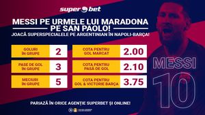 După Maradona, Messi ajunge și el la Napoli. Vezi ce merită să SuperPariezi!
