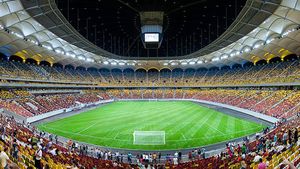 Gigi Becali se laudă: "Arena Națională e a Stelei. O am pe fina mea, care e primăriță". Invitați de marcă la meciul cu Beer Sheva: cluburi "dintre primele 10-15 din Europa"