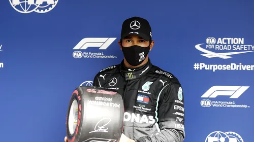 Lewis Hamilton, pole-position în Marele Premiu al Portugaliei! Britanicul este aproape de un nou titlu | VIDEO