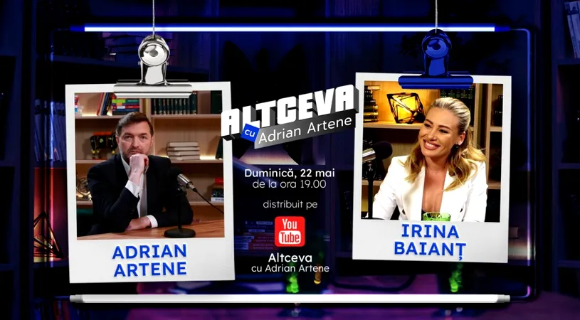 Soprana Irina Baianț, invitată la podcastul ALTCEVA cu Adrian Artene