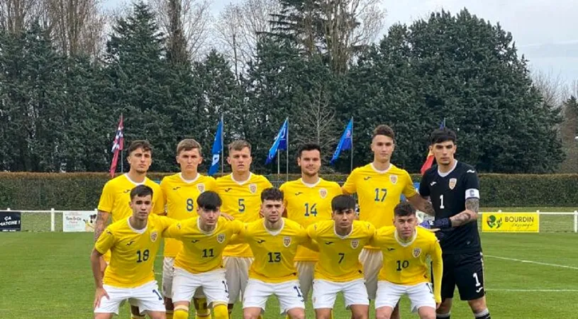 România U19, pusă la colț de Norvegia încă din prima repriză! Înfrângere usturătoare pentru naționala lui Alexandru Pelici, cu Adrian Mazilu titular