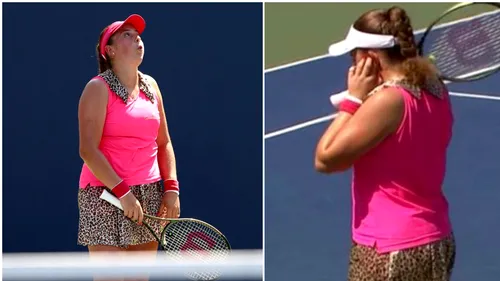 Jelena Ostapenko a comis-o din nou la US Open! După ce a strigat obscenități pe teren, letona și-a accidentat partenera de dublu | VIDEO