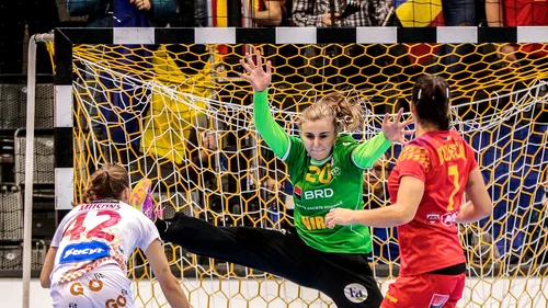 Ee e eroina din ultimele secunde ale finalei Cupei EHF! Portarul naționalei, Iulia Dumanska, a avut mâini de aur: 