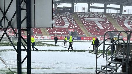 A nins ca-n povești la Arad. Cum arată terenul cu 24 de ore înaine de UTA - Mioveni? Clubul de pe Mureș, avertizat de LPF