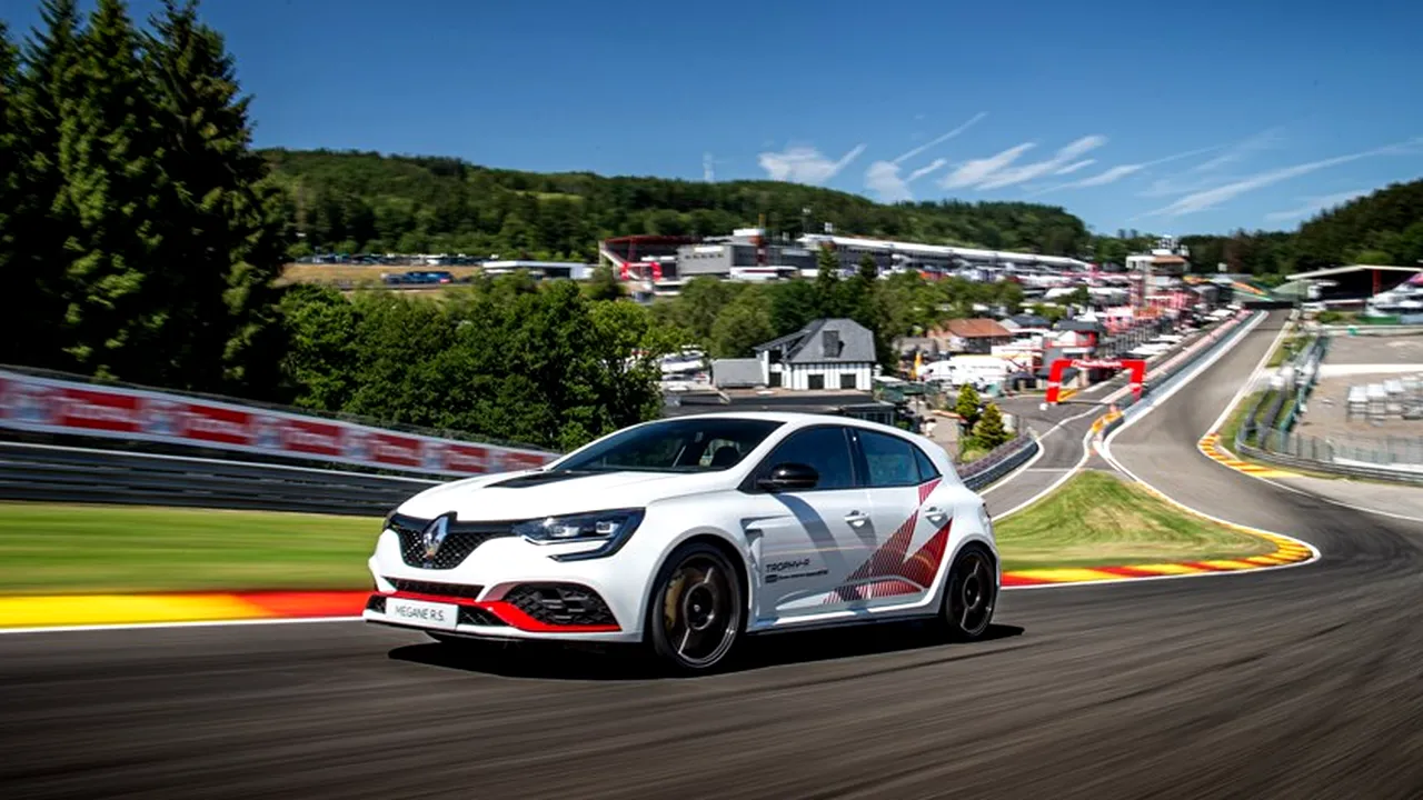 Noul MEGANE R.S TROPHY-R: un nou record pe Spa-Francorchamps