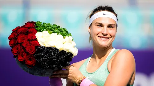 Aryna Sabalenka e de neoprit! Bielorusa a cucerit turneul de la Abu Dhabi și a ajuns la trei titluri consecutive în circuit