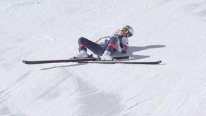 Imagini șocante de la Jocurile Olimpice! Faimoasa schioare a căzut în timpul probei