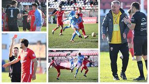 FC Voluntari, ajutată de arbitru să câștige la modesta Câmpulung Muscel: ”Nici în Liga 5 nu vezi așa ceva”. VIDEO