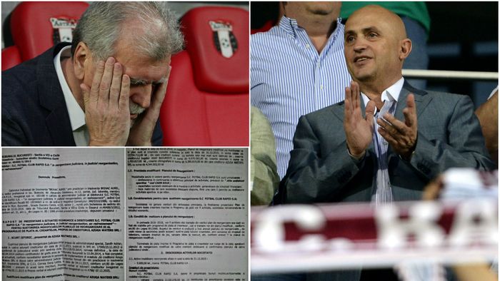 Dihonie la Rapid. Patronul Moraru ar modifica actele care arată că Dinu "Vamă" datorează clubului 100.000 de euro, dar administratorii spun că e ilegal. Dovada că restanța lui "Vamă" a ajuns în tribunal 